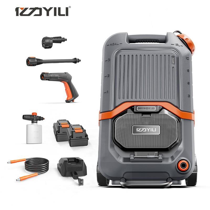 亿力洗车无线锂电洗车机洗车神器高压洗车机自带水箱 YLQ4101D-B