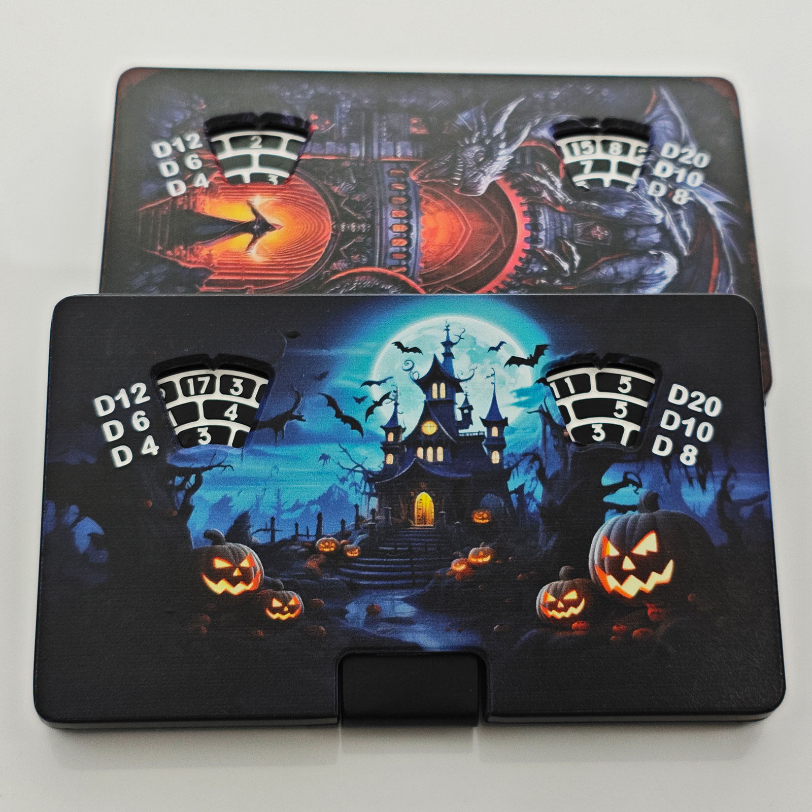 金属7合1旋转卡片骰子万圣节