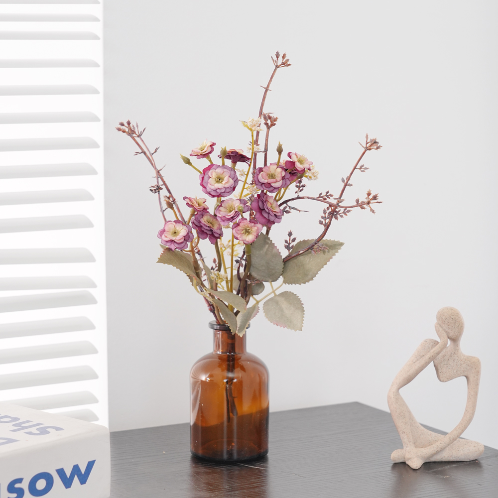 仿真花秋色系家居摆件防晒不褪色