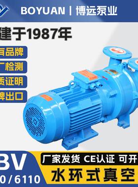 博远泵业2BV5110/6110水环式真空泵化工蒸馏食品抽真空负压站配套