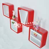 浪漫家居创意架架子客厅电视背景搁壁挂LOVE 饰搁板置物架 婚房装