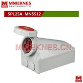 5A6P E工业插头插座防水三5孔 相四IP1255 工业插座线1237