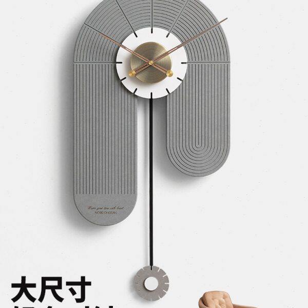 屋准个性北欧轻奢挂钟简约客厅装饰时钟墙面创意大气钟表
