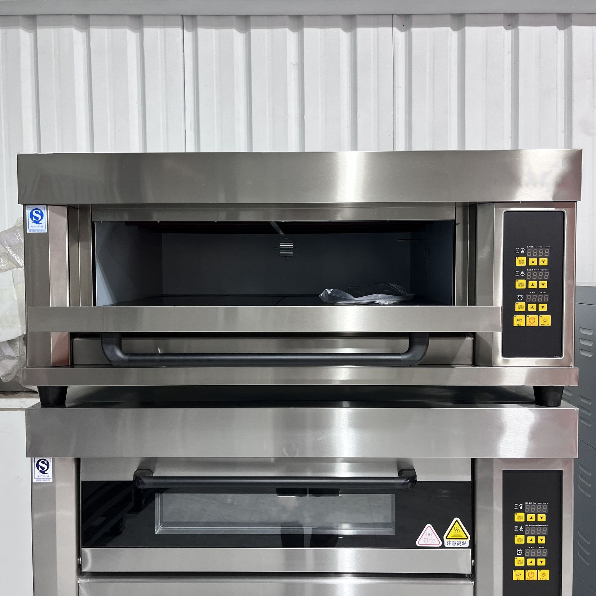 商用层炉甲板炉  一层两盘蛋挞面包烤箱 Food Bakery equipment