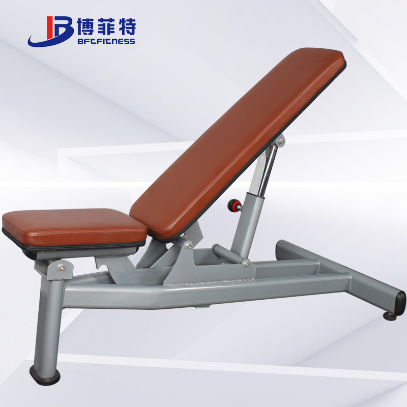 可调平凳训练器 健身房可调哑铃凳 专业健身房器材厂家 直销