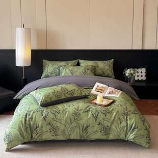 2025秋冬加厚磨毛套件A类法式复古全棉轻奢风纯棉加厚磨毛四件套