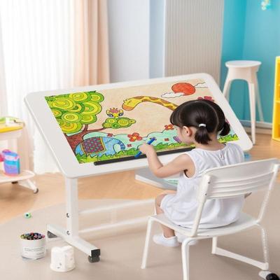 可移动电脑桌升降桌卧室桌办公床边桌子小学生家用学习书桌