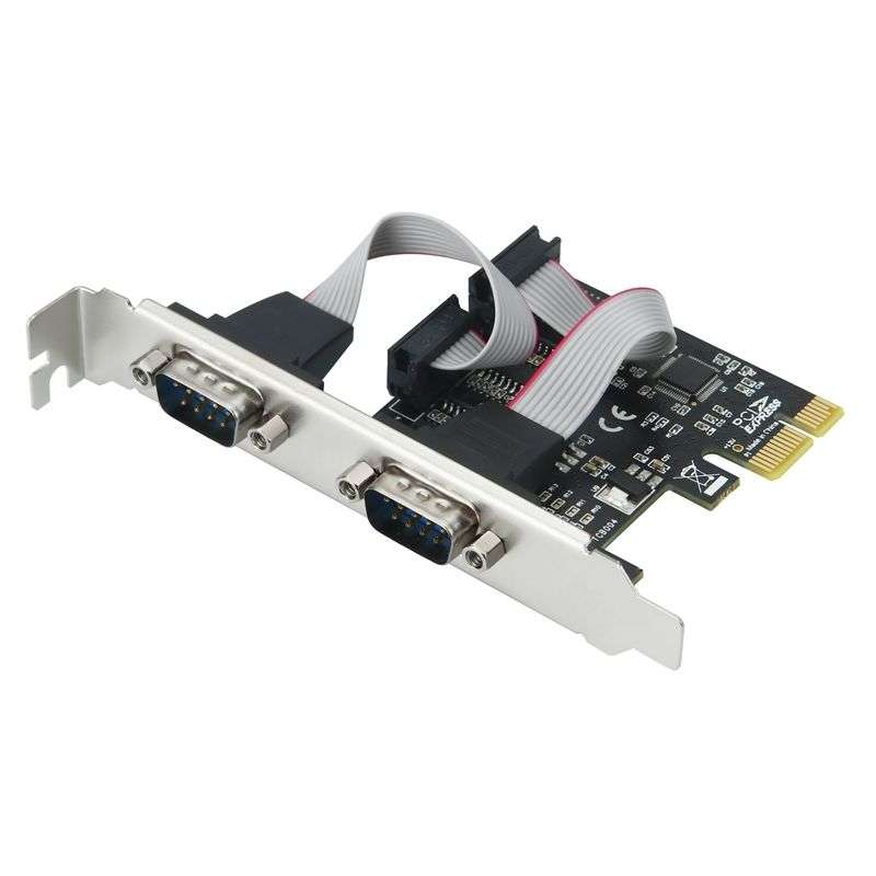 PCI 转 串口卡 COM 口 RS-232 2口9针 设备 PCI 扩展卡 工控卡