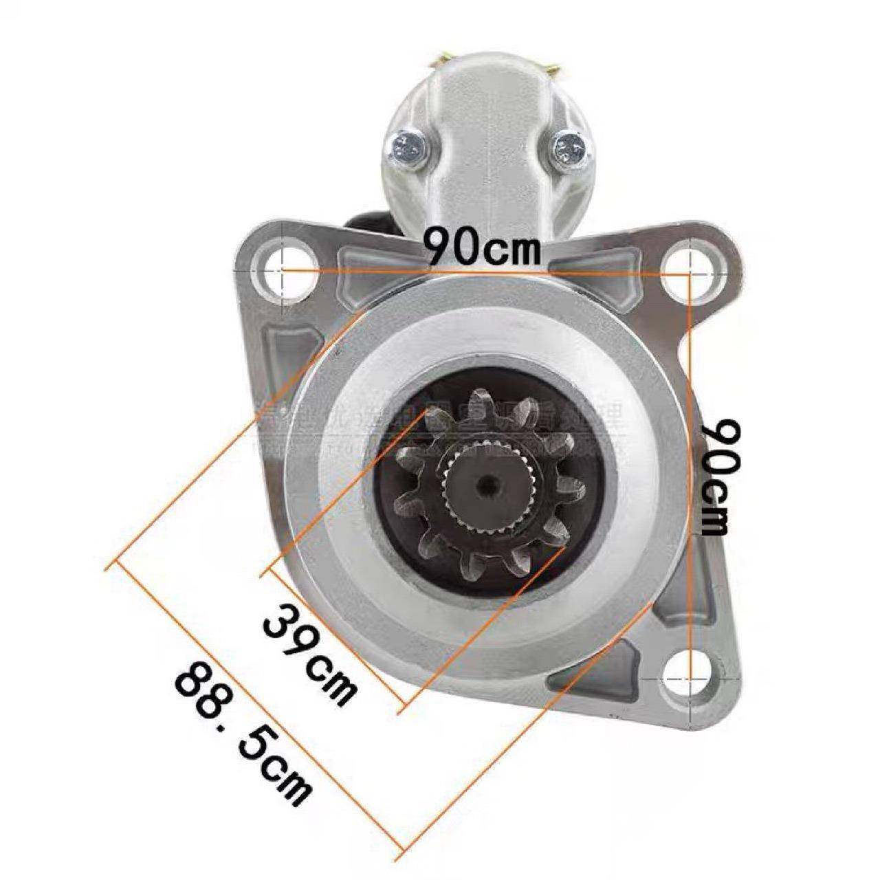 适用玉柴4D/4108起动机马达D30-3708100起动机马达24V11齿起动机