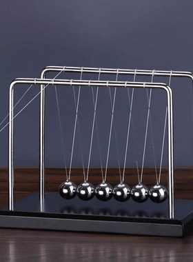 不用电的永动摆件牛顿摆球混沌摆永动仪办公室书房桌面摆件装饰工