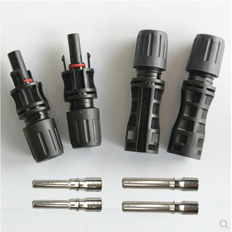 MC4光伏连接器太阳板mc4连接头光C伏板防水连接器MC4防水公母插头