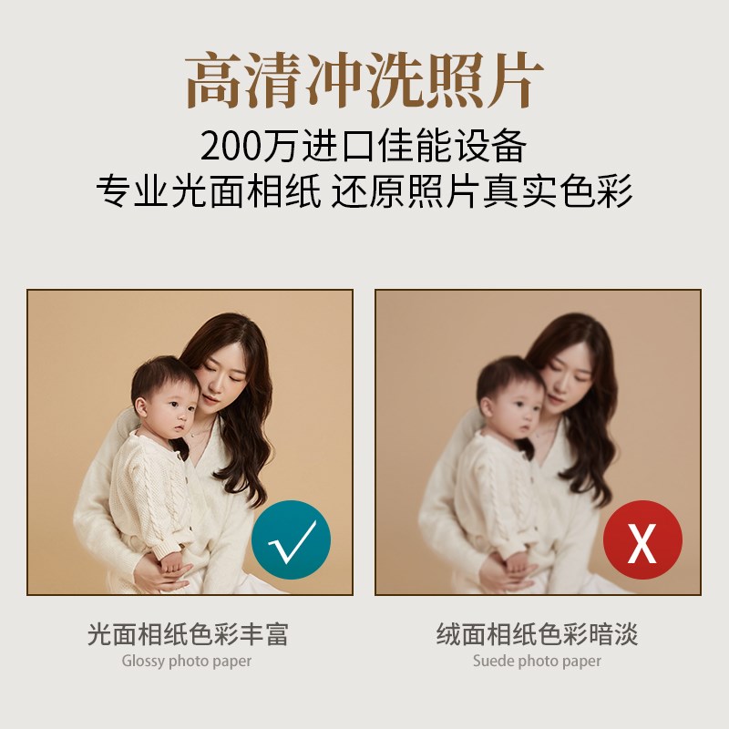 照片打印加相框摆台定制diy相片空框678寸木质洗照片做成相册摆件