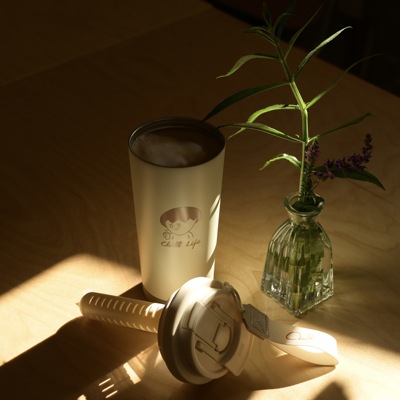 洋葱·可爱卡通316不锈钢保温杯学生便携水杯男女办公杯｜480ML