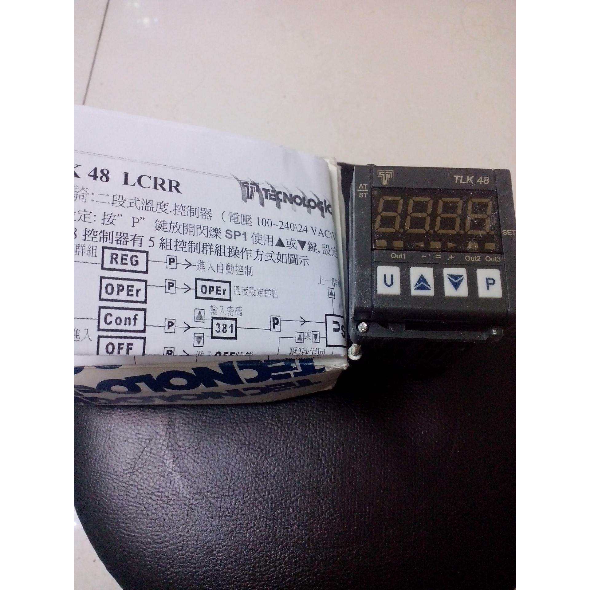 现货TECNOLOGIC铁诺骑温控器TLK48HIOR