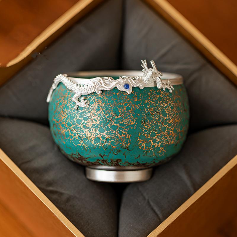 玩物尚置龙年小神龙主人杯茶杯男款高档轻奢2024新款个人专用单杯