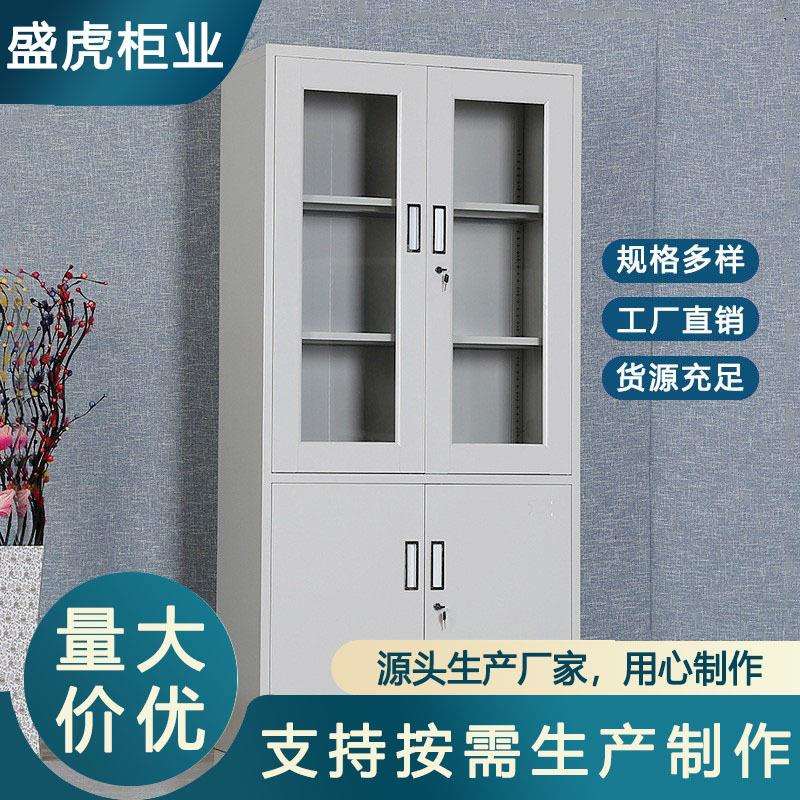 河北企业办公家具办公铁皮资料柜财务资料凭证档案柜带锁文件柜