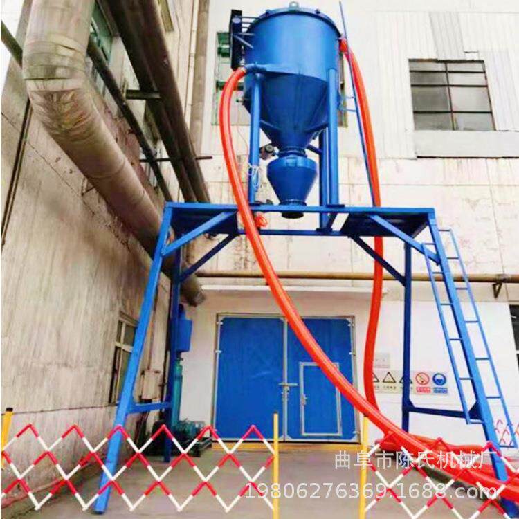自吸式水泥灰气力吸灰机 水泥粉装罐抽粉机 圆筒库房水泥装车机