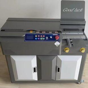 A4普通款智能胶装机全自动a4热熔胶装订机标书论文胶装机