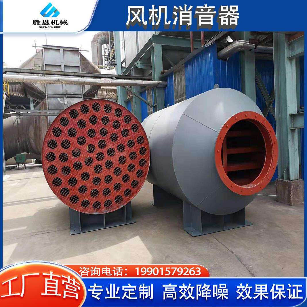 除尘风机消声器阻片式不锈钢蜂窝式消声器降低工业风噪 胜恩降噪
