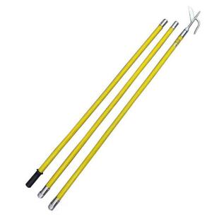 绝缘异物棒高压线路异物杆轨道勾取杆高空作业杂物清理器