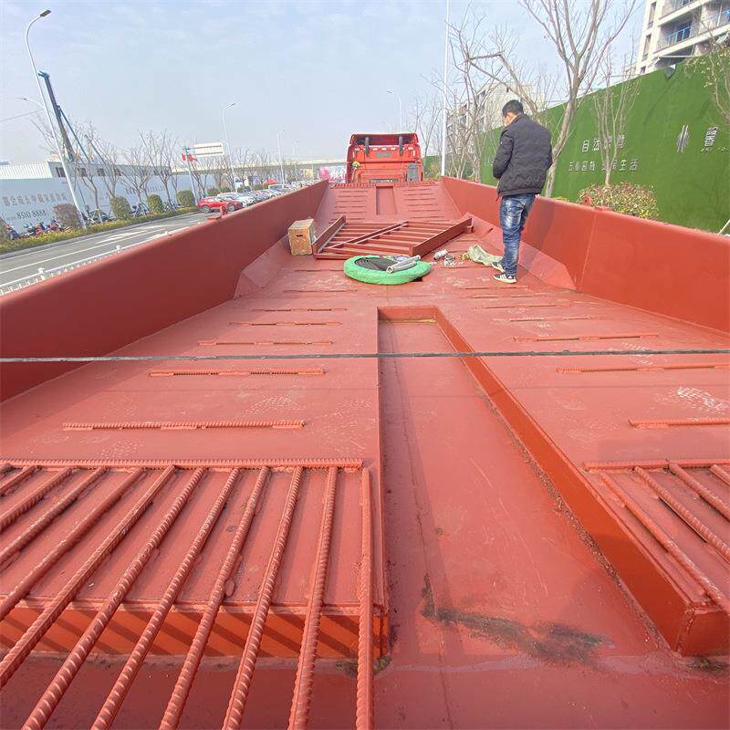 平台建筑工地船型洗车槽 渣土车可移动自动冲水系统钢制洗轮机