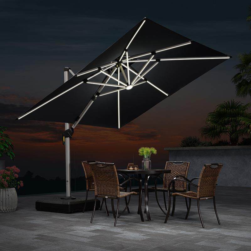 紫叶户外遮阳伞庭院伞罗马伞室外大太阳伞阳台露台花园露天户外伞