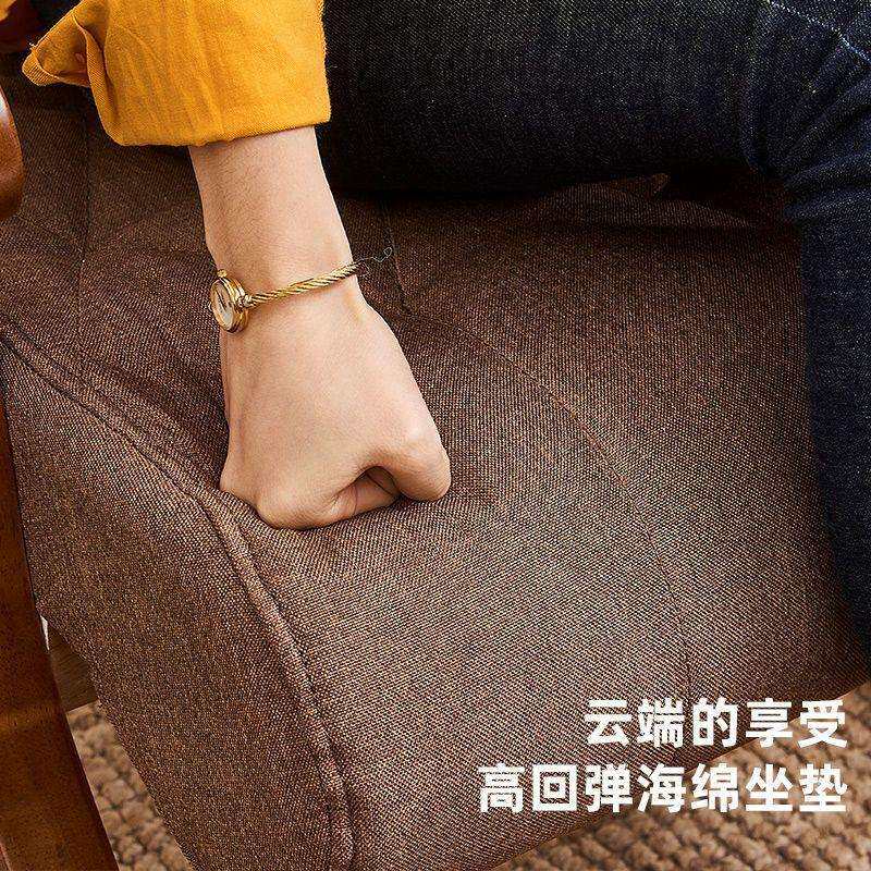 大人午睡高级躺椅逍遥摇椅家用椅老人新款实木椅阳台轻奢摇摇躺椅