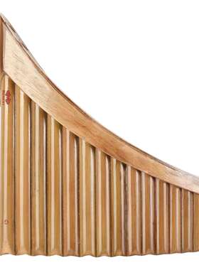 Muspor 15管G调竹制排箫Pan Flute带拖（左手/右手）