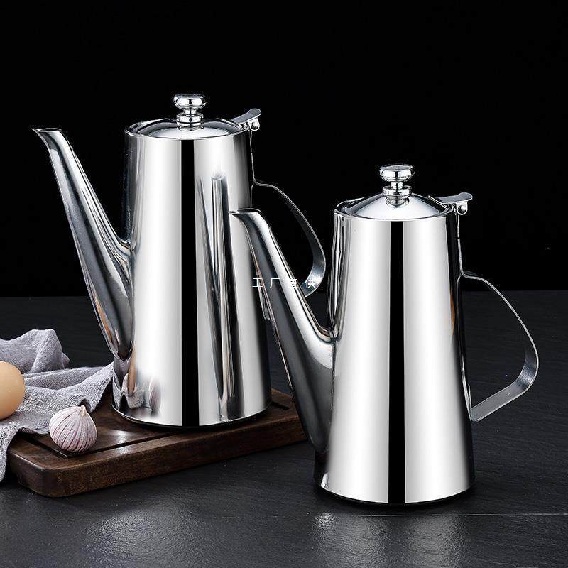 不锈钢凉水冷水壶餐厅饭店火锅店大容量长嘴加汤壶泡茶壶厨房油壶,3C数码配件,USB灯,淘宝优惠券,粉丝福利购,淘宝优惠卷