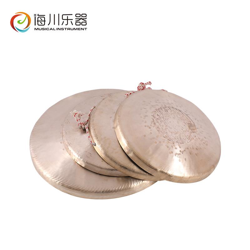 博韵手工锻造铜锣高音中音低音手锣招标投标打击乐器响铜手锣