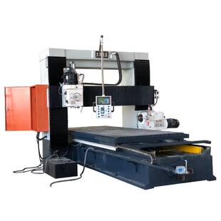 铣头出水龙门铣床DFX4020数显龙门铣床带冷却水槽龙门镗铣床