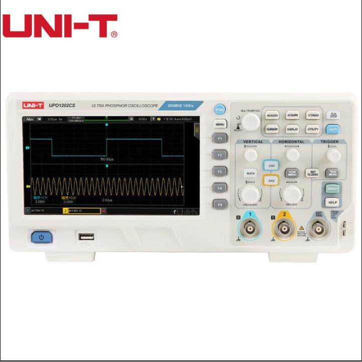 优利德 荧光双通道数字存储示波器 UPO1202CS/UPO1102CS