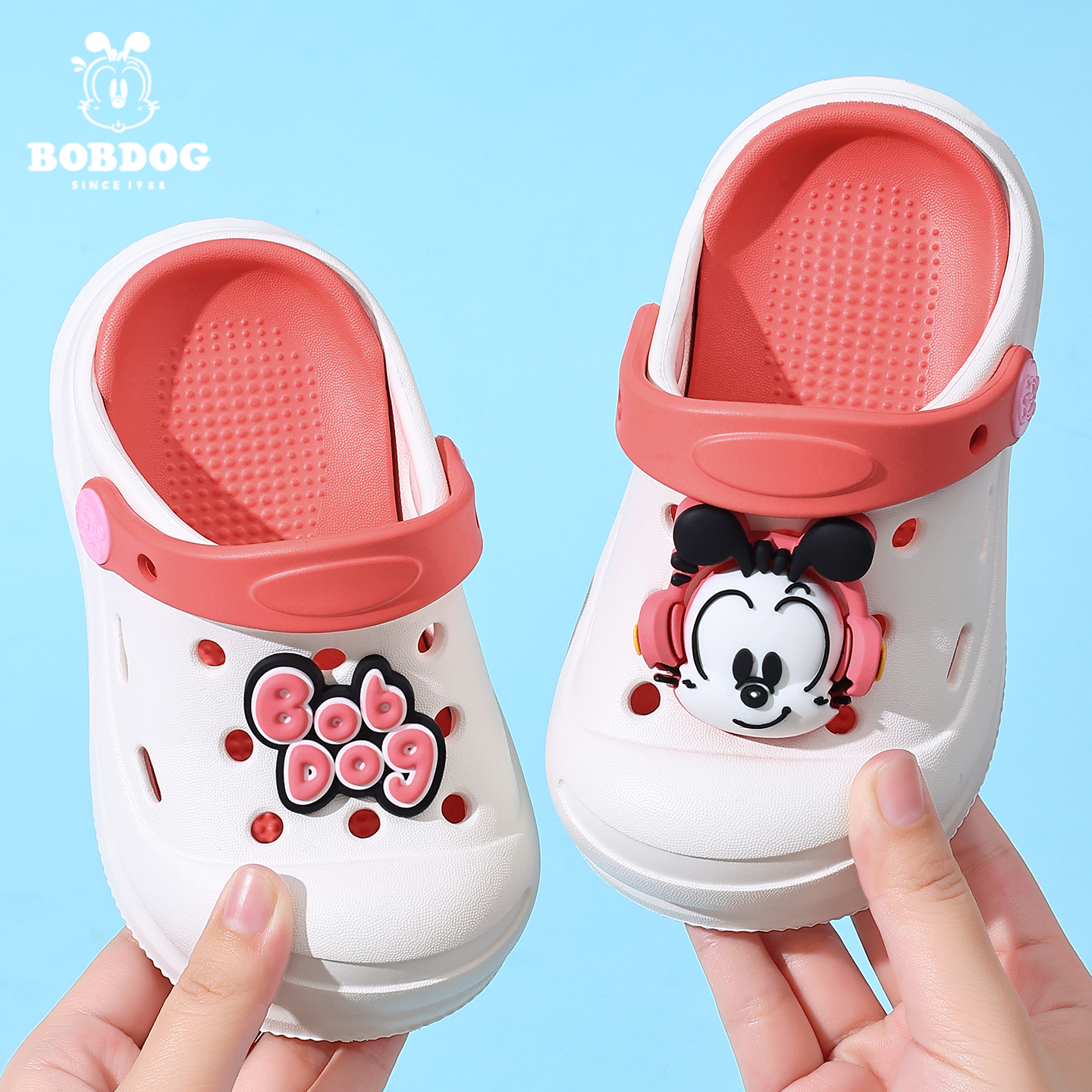 巴布豆春夏季新款防滑卡通凉拖鞋
