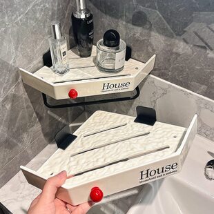 墙角置物架收纳架三角壁挂浴室用品厕所洗手台子洗漱卫生间免打孔