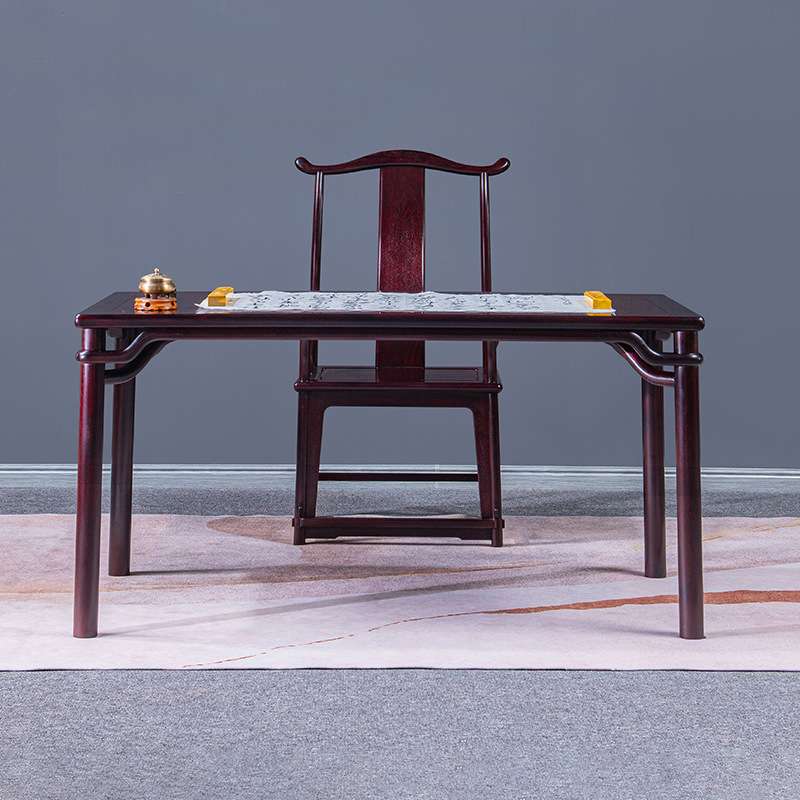 艺铭天下血檀画案书法桌家用实木书桌中式简约电脑桌办公桌写字台
