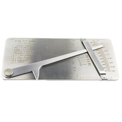 JAVIER 0-20MM不锈钢管道检验尺矿井焊接检验尺 测量规