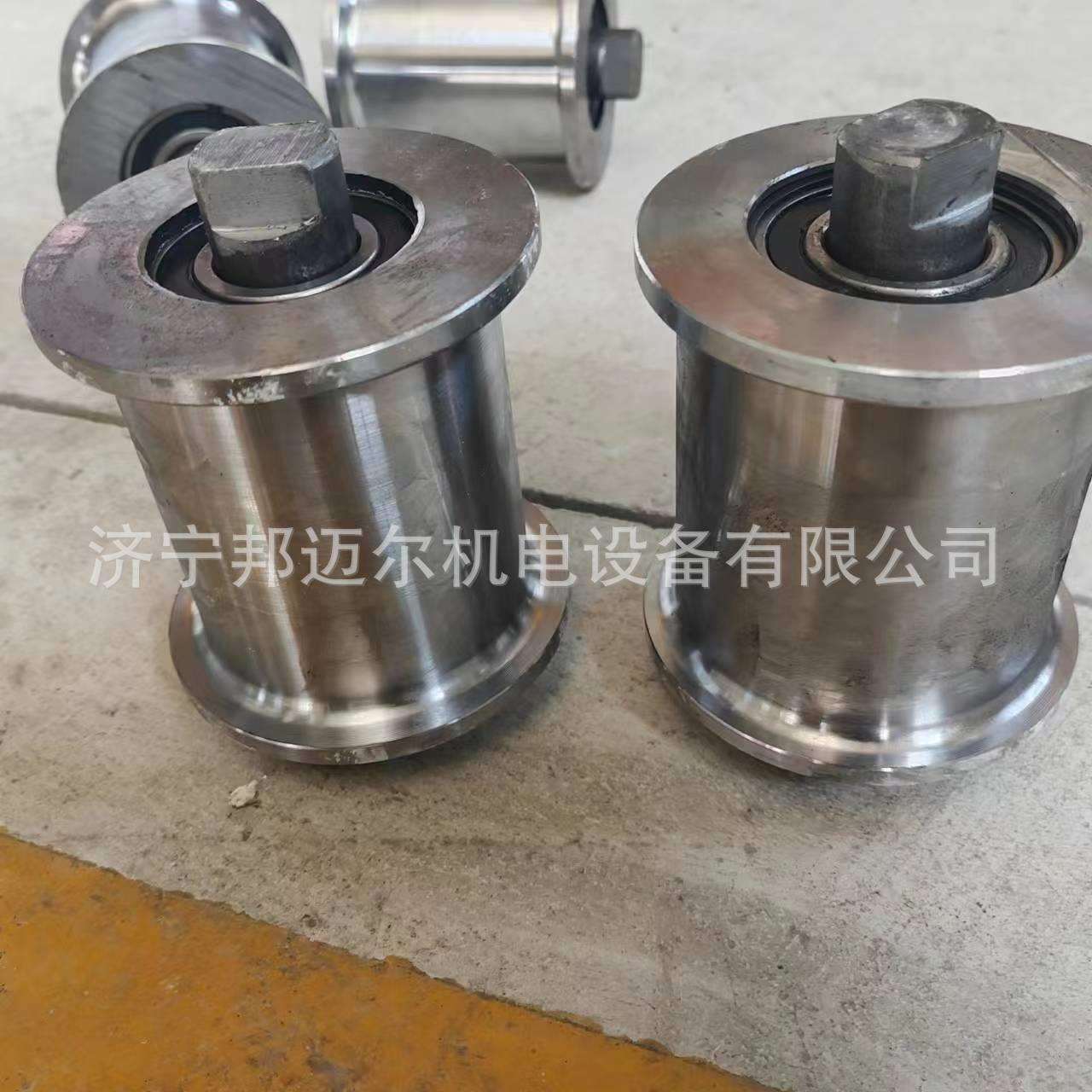 煤矿设备无极绳绞车配件托绳轮 尺寸140 260 110等 托绳轮组