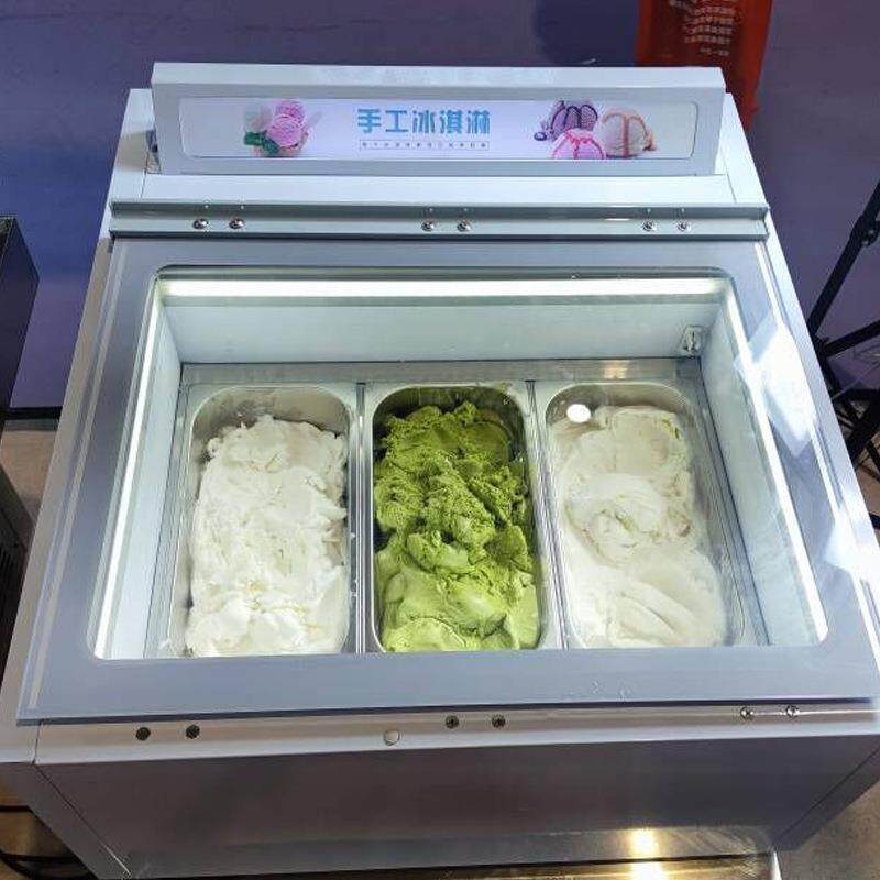 台式冰淇淋展示柜 商用迷你冰冻展示柜 自助餐餐厅雪糕冷冻展示柜
