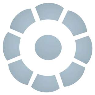 跨境现货8扇形+1圆形皮革套装餐桌垫酒店大圆桌隔热防水餐盘垫子