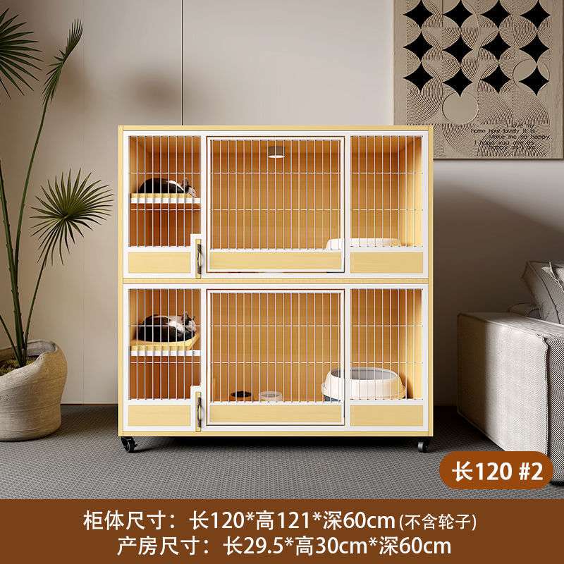 猫繁殖笼猫舍繁育猫笼家用猫笼猫咪养殖笼猫柜三层组合大号繁育猫