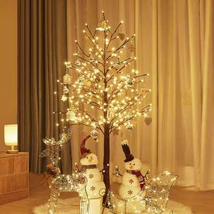 圣诞节灯树LED灯圣诞新年节庆客厅装饰氛围灯场景布置圣诞树灯饰