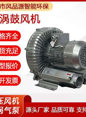 旋涡式气泵2HB630H06生物发酵曝气漩涡风机低噪音大风量高压风机