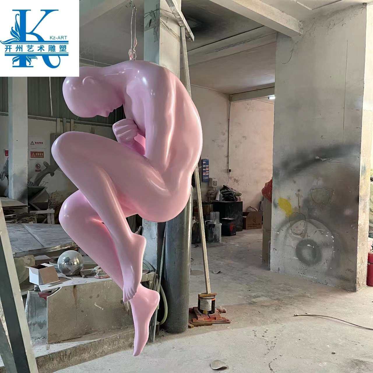 玻璃钢抽象仿真人物模特雕塑酒店大堂艺术品玄关过道装饰商场美陈