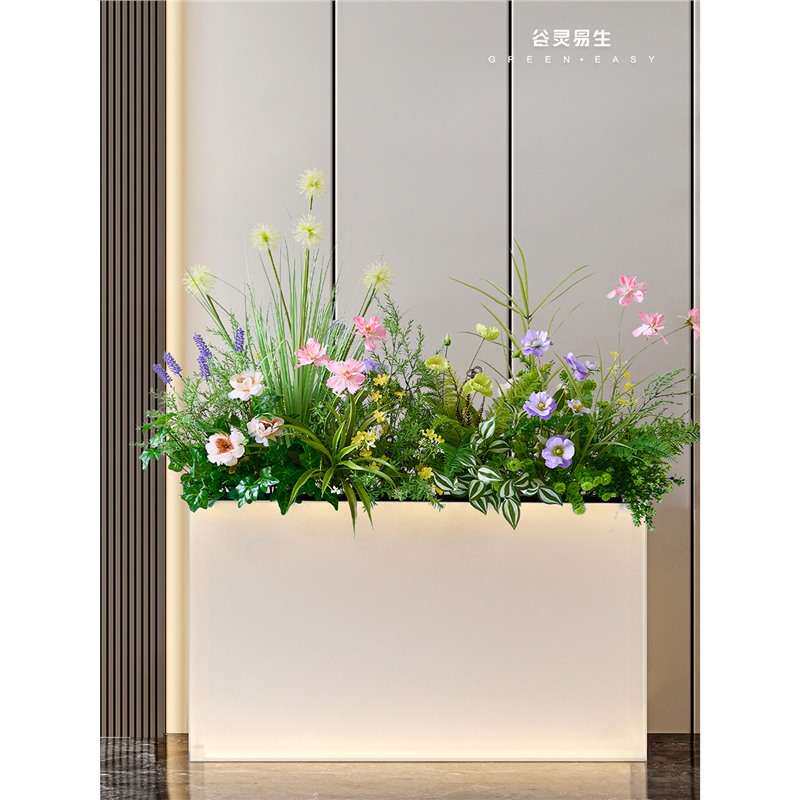 仿真花造景假花假草装饰摆设室内大型网红植物景观花艺场景布置