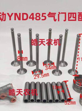 东方红扬动YND485T柴油机气门配套杨动485气门四配套配件气门油封
