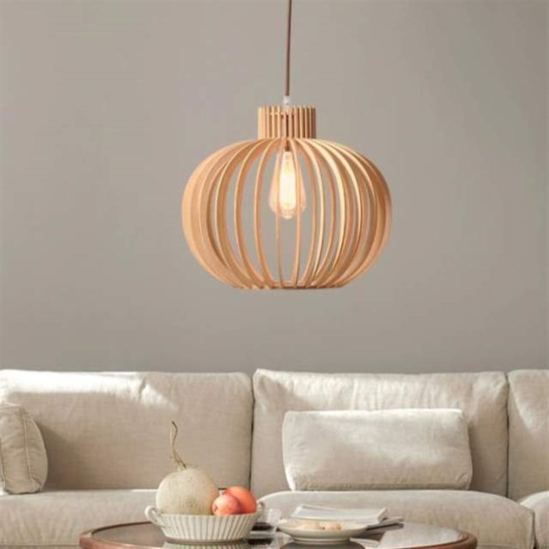 民宿侘寂a风灯具餐厅卧室吧台实木个性艺术吊灯酒店中古咖啡厅创