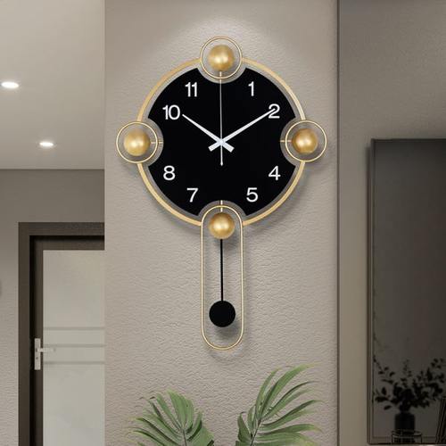 钟表客厅家用时尚创意立体装饰时钟现代简约大气免打孔静音石英钟