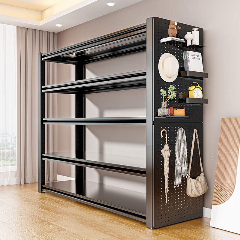 家用置物架多层落地收纳架仓库阳台货架储物架超市快递.整理展示