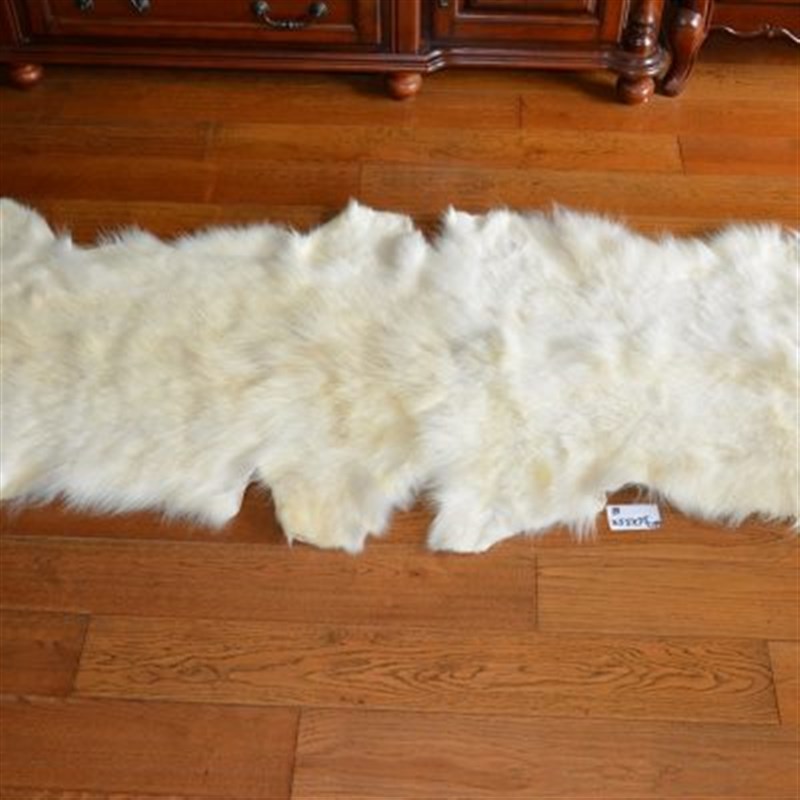 整张2拼毛皮褥子B沙发垫床前毯汽车坐垫I靠垫飘窗垫椅垫户外防潮