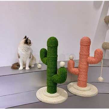 猫爬架 网红仙人掌猫窝通天柱剑麻猫抓板抓柱猫架猫跳台木质